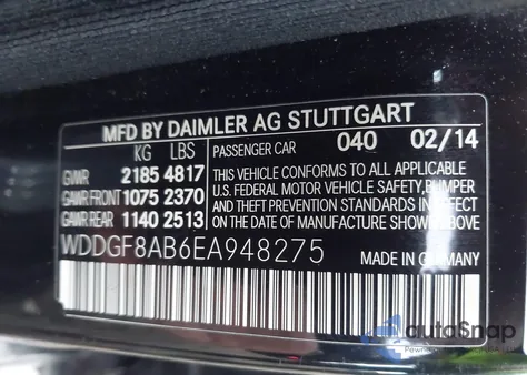 2014 Mercedes-Benz C 300 Sport 4Matic from USA, damaged, VIN WDDGF8AB6EA948275